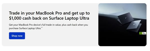 微软喊话MacBook用户