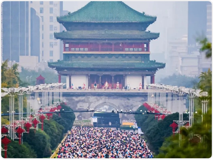 2026西安马拉松赛10月18日鸣枪起跑 报到预约通道开启