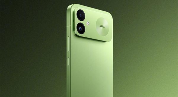 REDMI K100外观公布：全新配色流萤绿首发亮相
