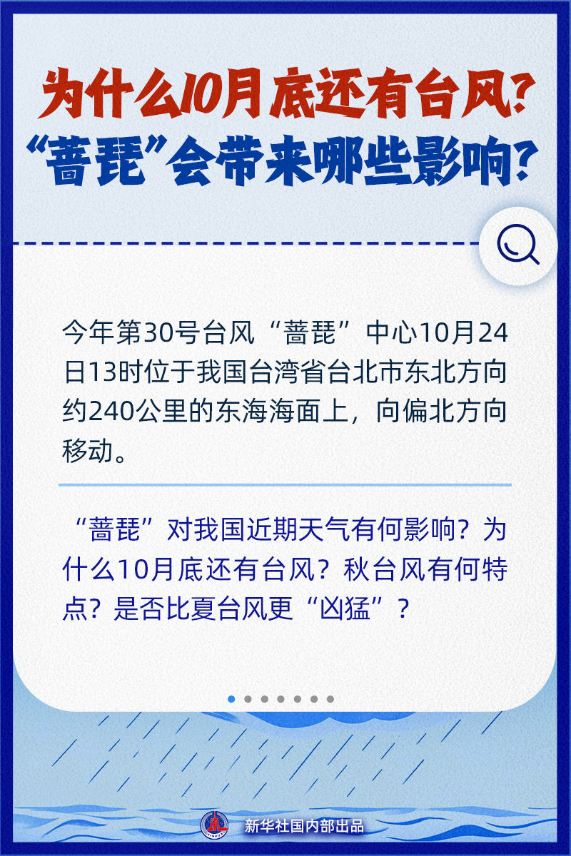 为什么10月底还有台风 “蔷琵”会带来哪些影响