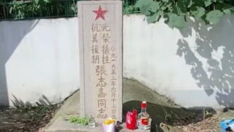 网友称一烈士墓被围墙压住？官方：将移往烈士陵园安放